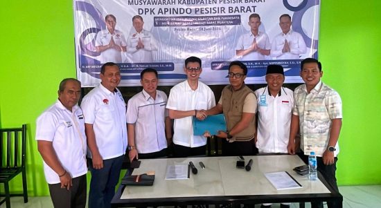 Terpilih Aklamasi, Arkhan Pimpin Apindo Pesisir Barat 2026–2031
