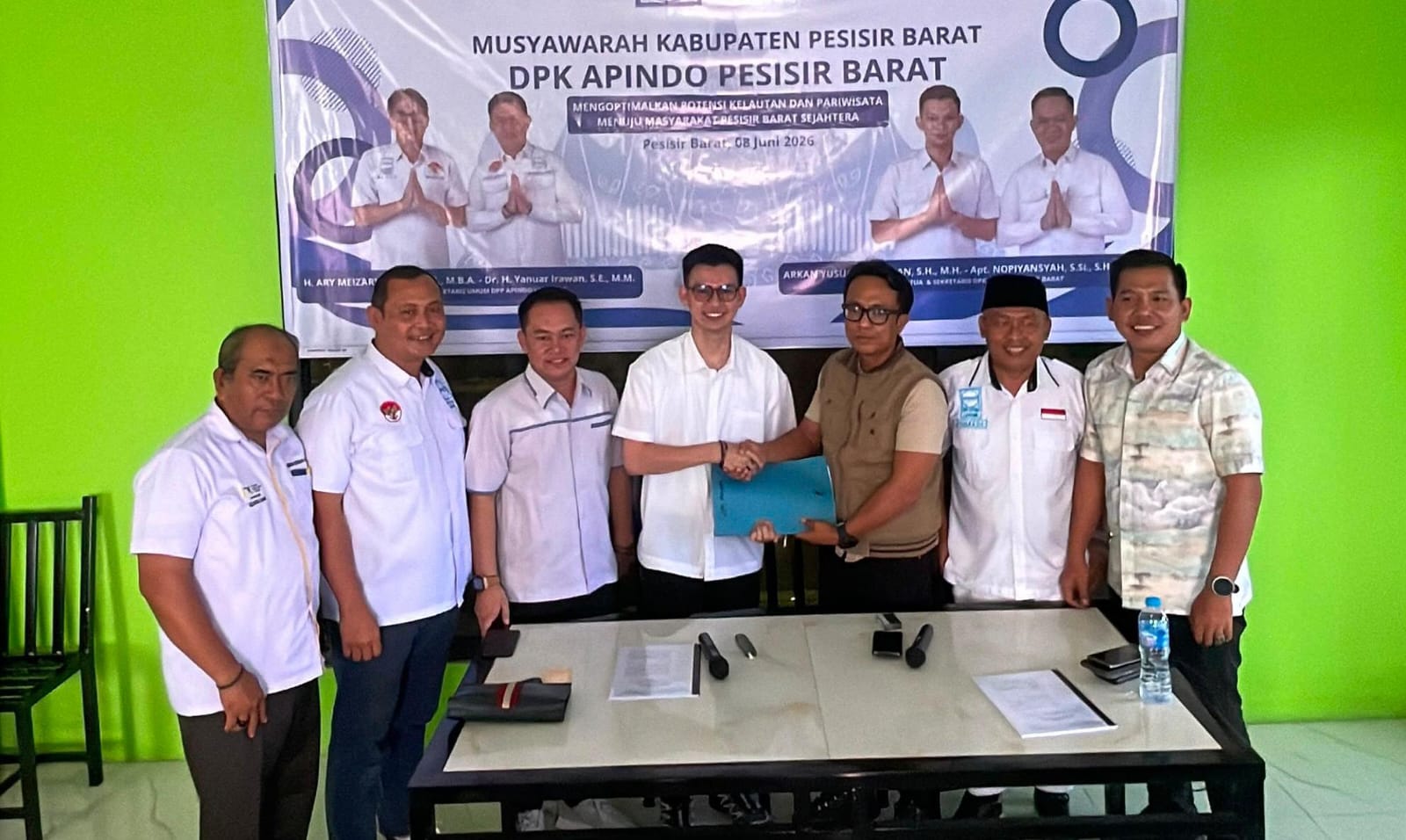 Terpilih Aklamasi, Arkhan Pimpin Apindo Pesisir Barat 2026–2031