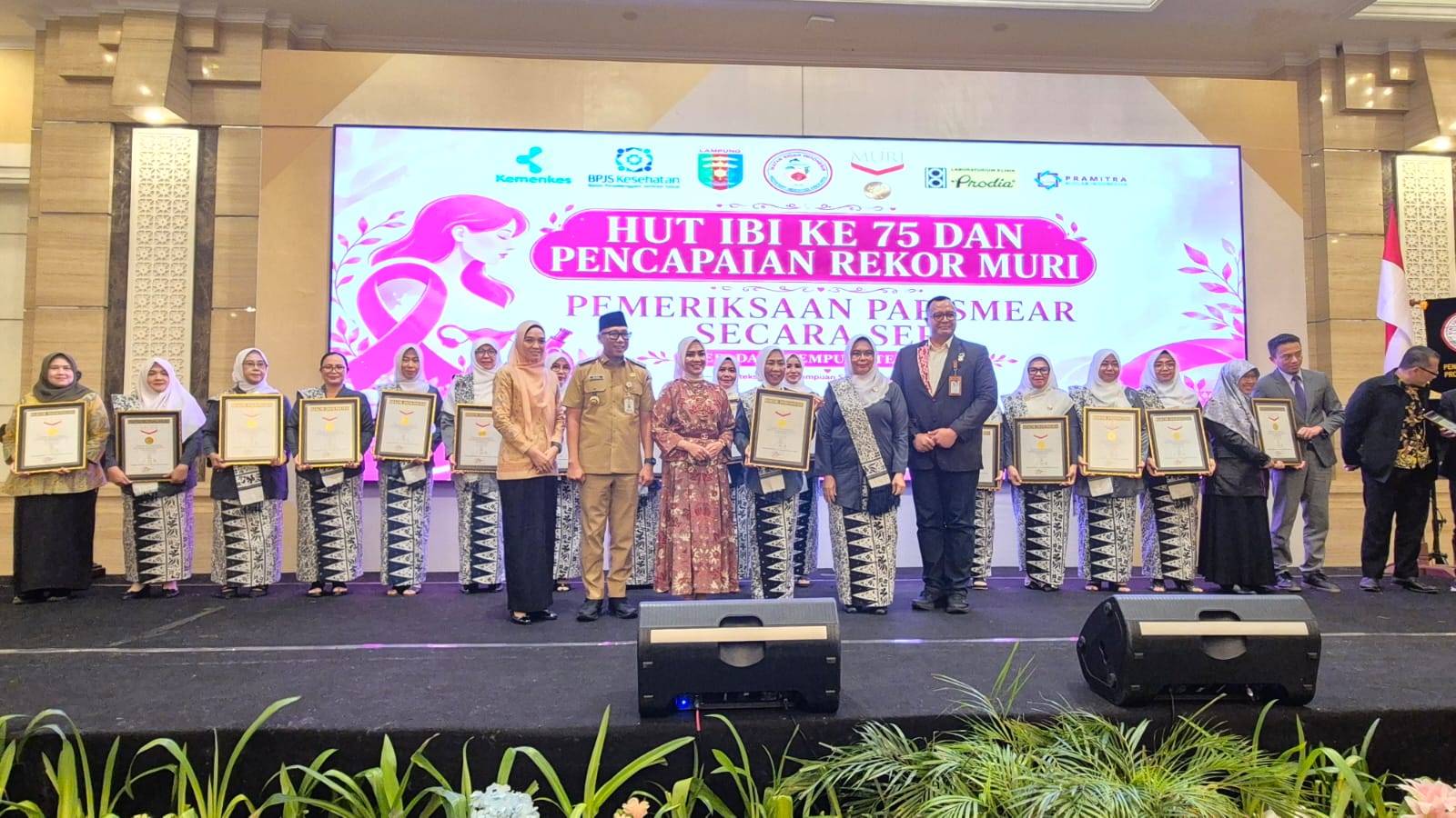 HUT IBI Lampung BPJS Kesehatan Apresiasi Rekor MURI IBI Lampung, Kerja Sama dengan Bidan Segera Dimatangkan