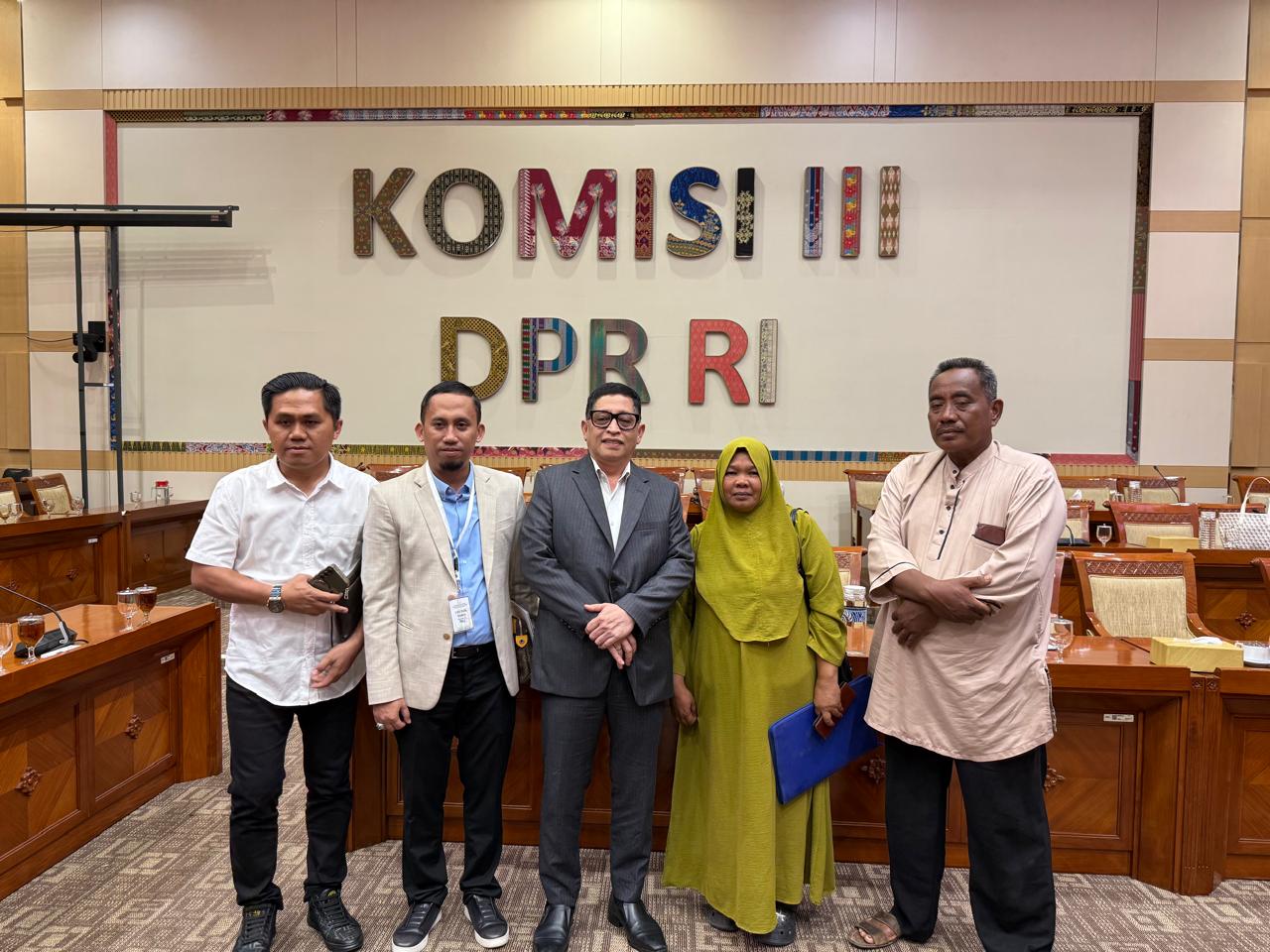 Resmen Kadapi Apresiasi Komisi III DPR RI Rekomendasikan Penghentian Perkara Suami Ibu Supiah