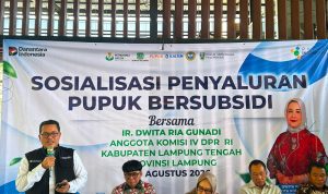 Dwita Ria Gunadi, menggandeng Pupuk Indonesia untuk menyerap langsung aspirasi petani dan penyuluh