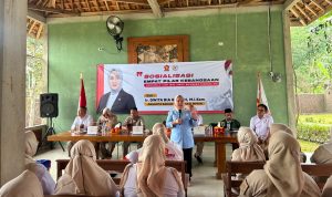 Dwita Ria Tekankan Ketahanan Pangan dalam Sosialisasi 4 Pilar di Tulang Bawang Barat