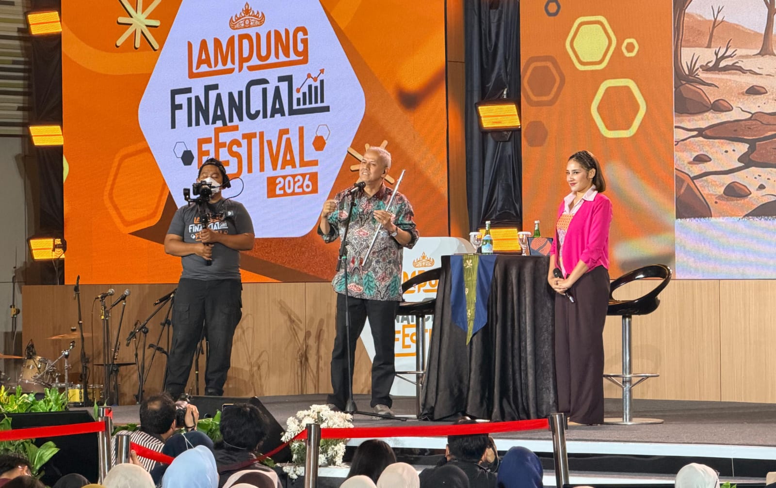LFF 2026: Anggito Abimanyu Mainkan Flute Nyanyikan Burung Camar, Titip 3 Pesan untuk Generasi Muda