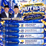 Semarak HUT ke-15, NasDem Lampung Gelar Senam, Jalan Sehat hingga Donor Darah